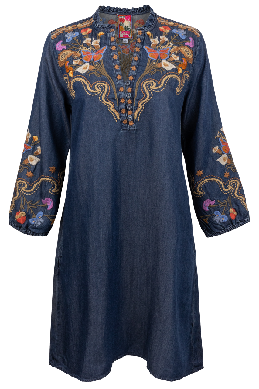 Johnny Was Durago Ruffle Field Dress