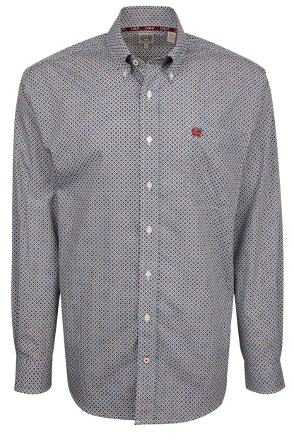 Cinch Button-Front Shirt - Multi