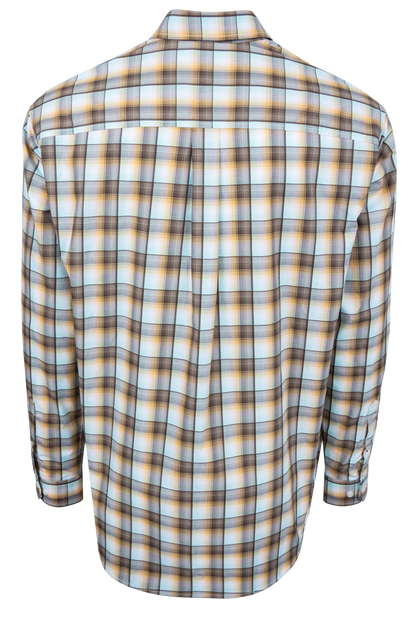 Cinch Plaid Button-Front Shirt - Multi