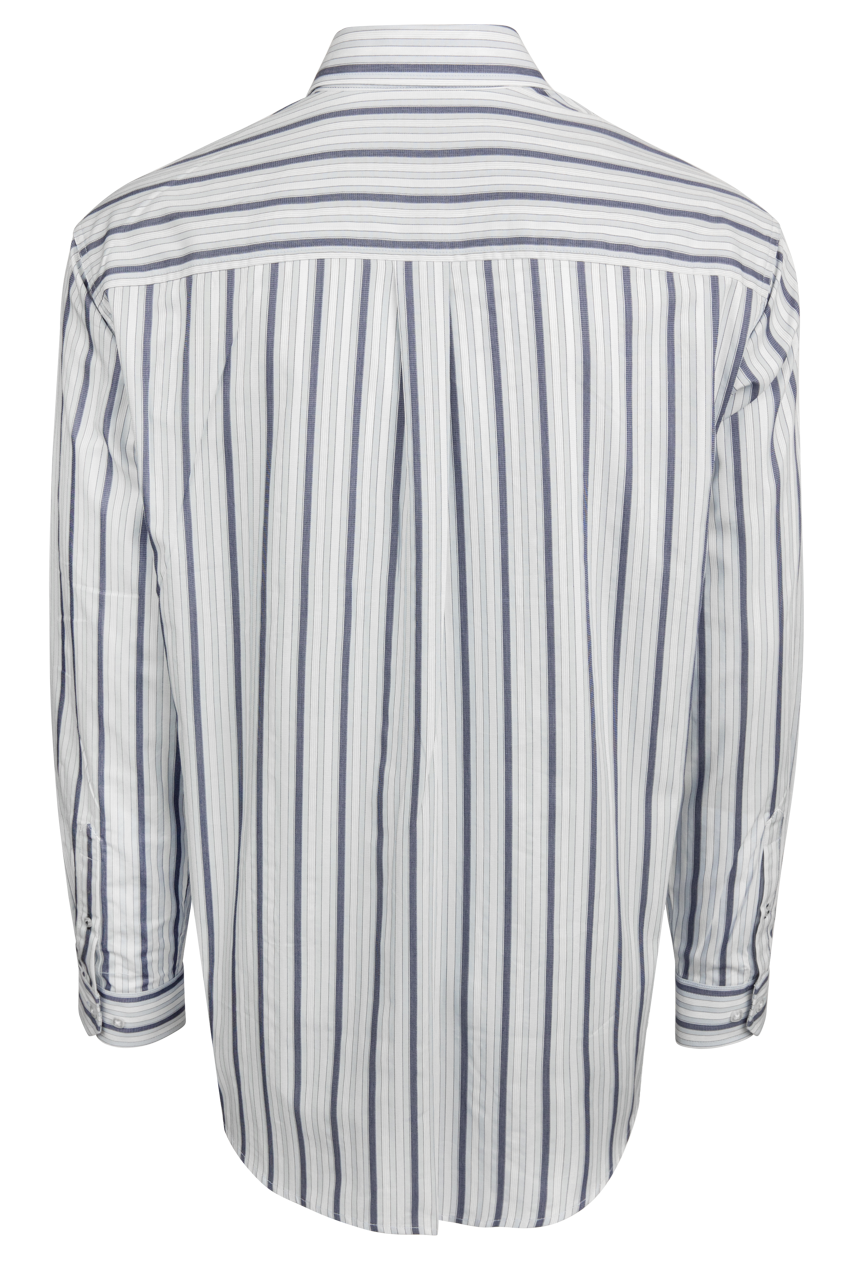 Cinch Button-Front Shirt - Classic Stripe
