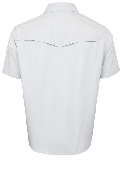Cinch Snap Front Shirt - Light Blue