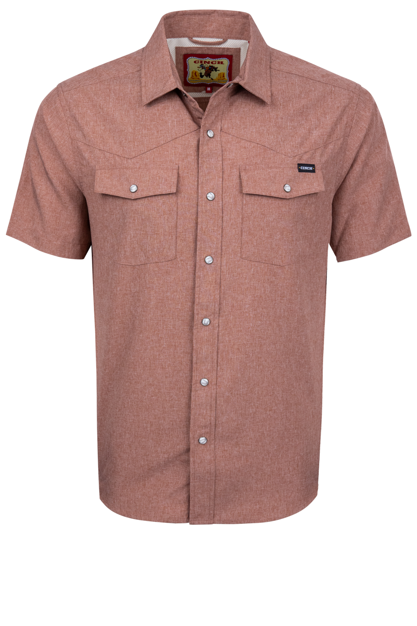 Cinch Snap Front Shirt - Brown