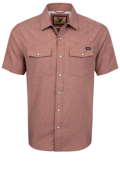 Cinch Snap Front Shirt - Brown