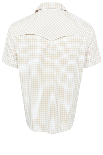 Cinch Arena Flex Camp Shirt - White Check