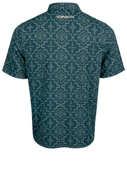 Cinch Arena Flex Shirt - Blue Teal