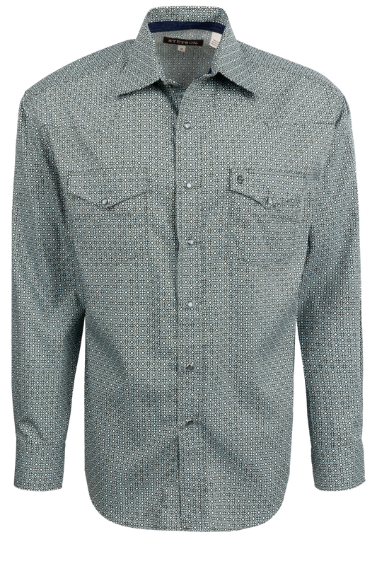 Stetson Men's Snap Front Shirt - Forest