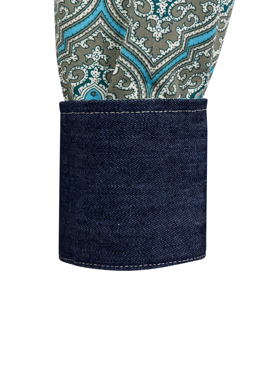 Stetson Men's Snap Front Shirt - Spruce