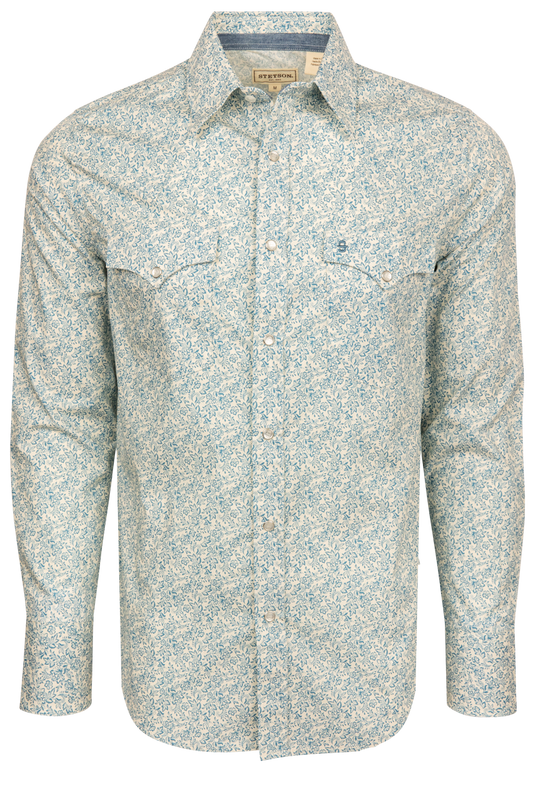 Stetson Men's Snap Front Shirt - Floral