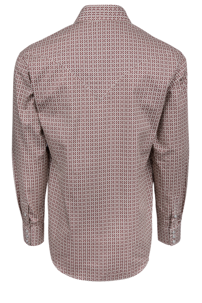 Stetson Men's Snap Front Shirt - Red Diamond