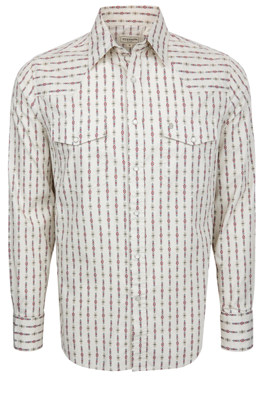 Stetson Men's Snap Front Shirt - Southwest Stripe