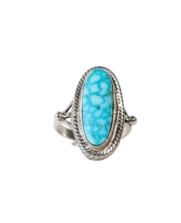 Sterling Silver Kingman Turquoise Ring by Kee