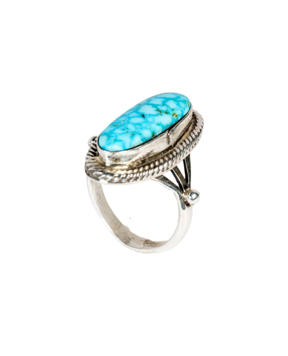 Sterling Silver Kingman Turquoise Ring by Kee