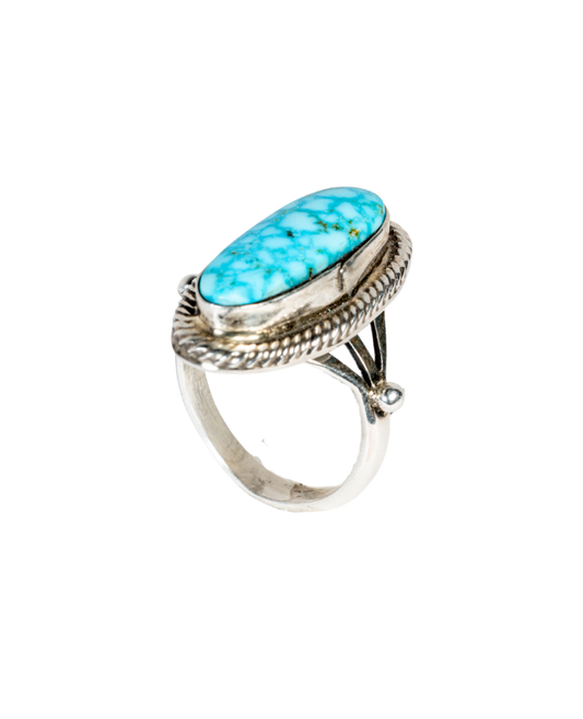 Sterling Silver Kingman Turquoise Ring by Kee