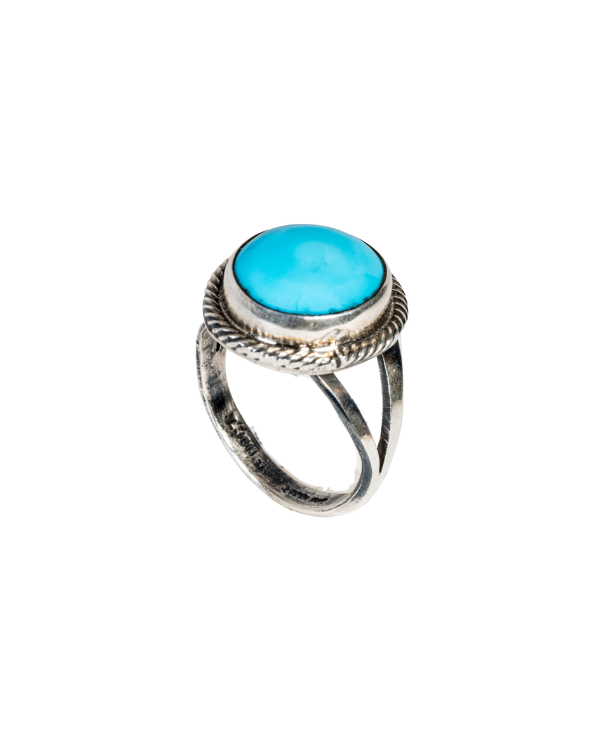 Sterling Silver Royston Turquoise Ring by T. Jon