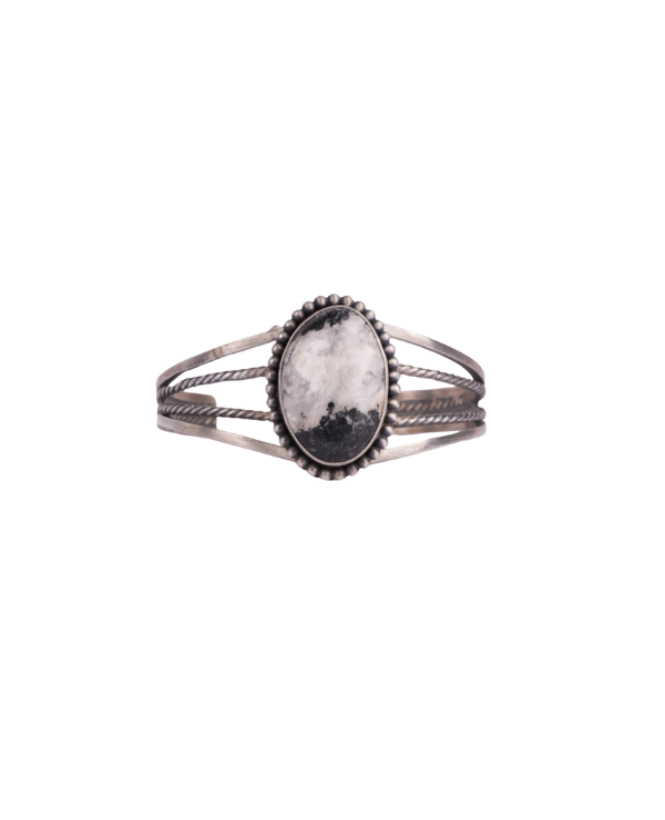 White Buffalo Turquoise Cuff Bracelet