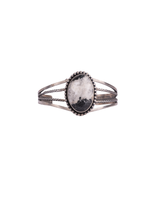 White Buffalo Turquoise Cuff Bracelet