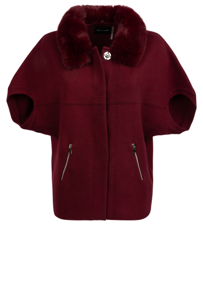 Dolce Cabo Faux Fur Cardigan - Multi Colored