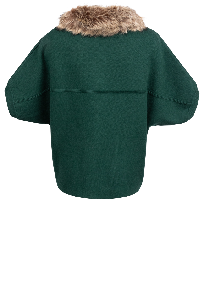 Dolce Cabo Faux Fur Cardigan - Multi Colored