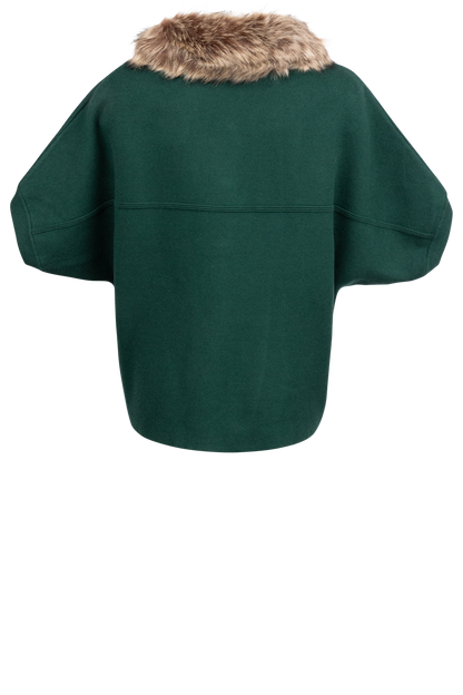 Dolce Cabo Faux Fur Cardigan - Multi Colored