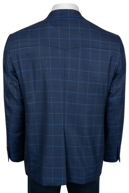 Midnight Range Plaid Wool Sport Coat