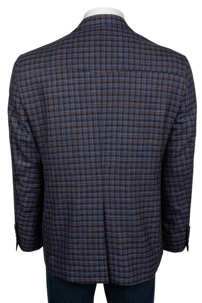 Pinto Ranch Navy Plaid Sport Coat