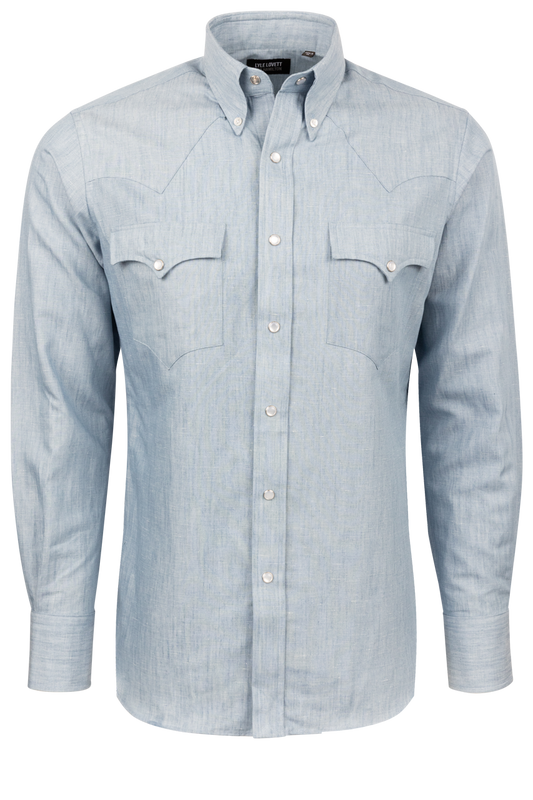 Lyle Lovett for Hamilton Snap Front Shirt - Chambray