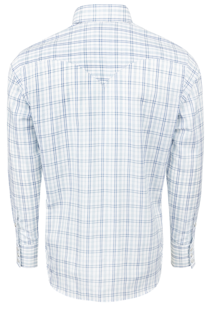 Lyle Lovett for Hamilton Snap Front Shirt - Blue Check