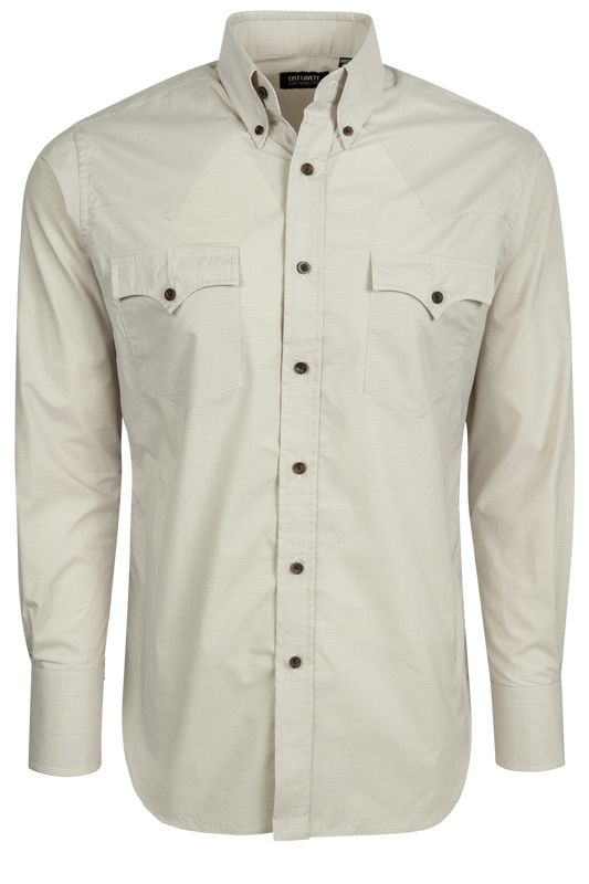 Lyle Lovett for Hamilton Button Front Shirt - Tan