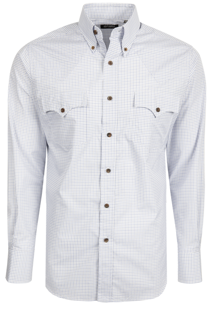 Lyle Lovett for Hamilton Button Front Shirt - Periwinkle