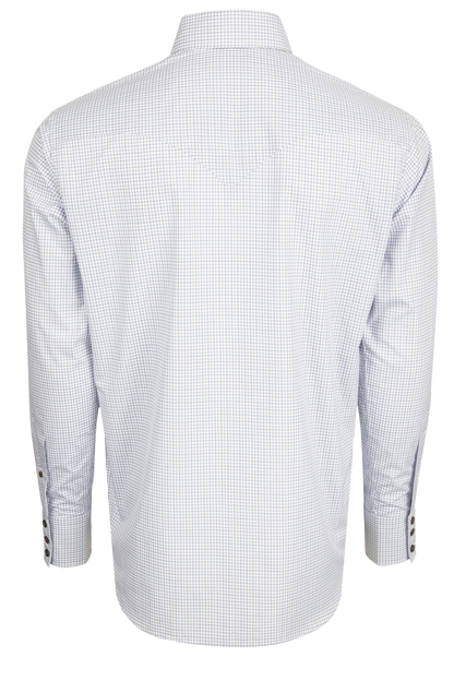 Lyle Lovett for Hamilton Button Front Shirt - Periwinkle