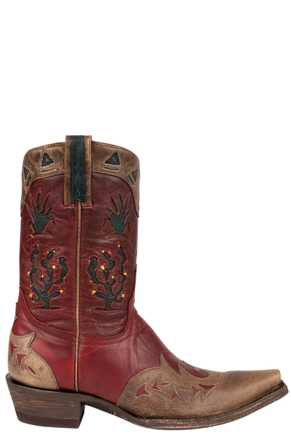 Old Gringo Cactus Desert Cowgirl Boots - Red