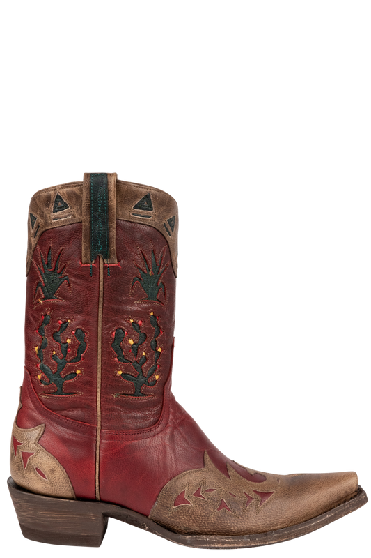 Old Gringo Cactus Desert Cowgirl Boots - Red