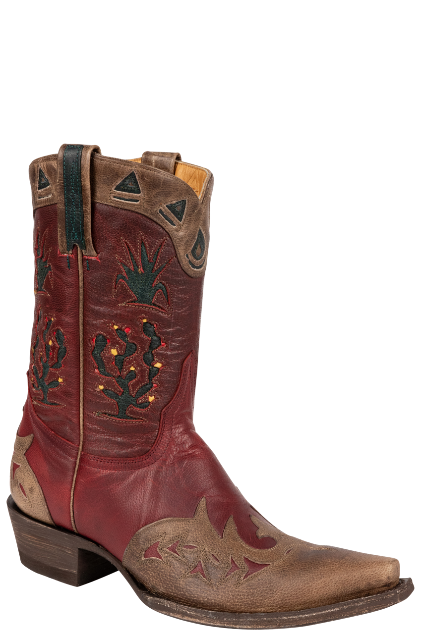 Old Gringo Cactus Desert Cowgirl Boots - Red