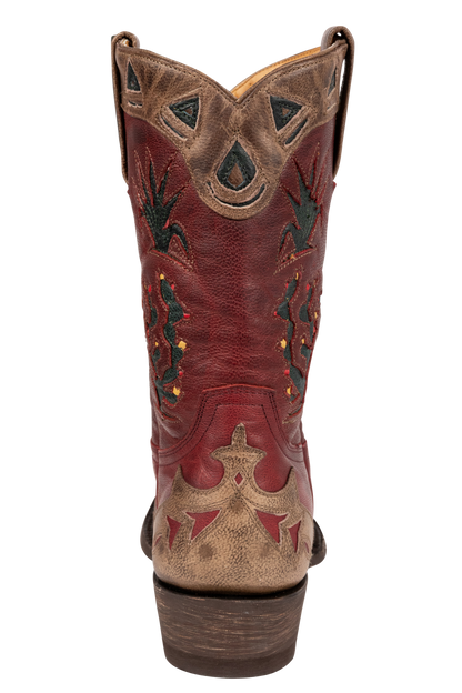 Old Gringo Cactus Desert Cowgirl Boots - Red