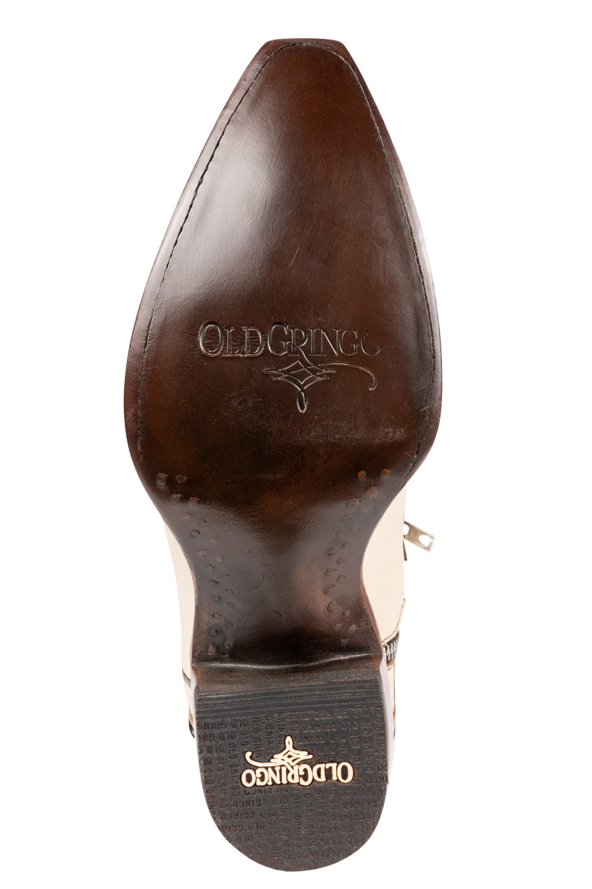 Old Gringo Lasso Cowgirl Boots - Cream