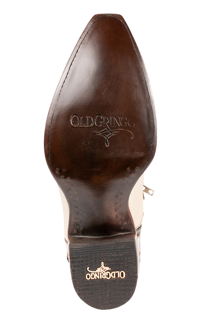 Old Gringo Lasso Cowgirl Boots - Cream