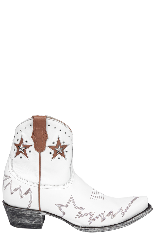 Old Gringo Chezile Cowgirl Booties - White