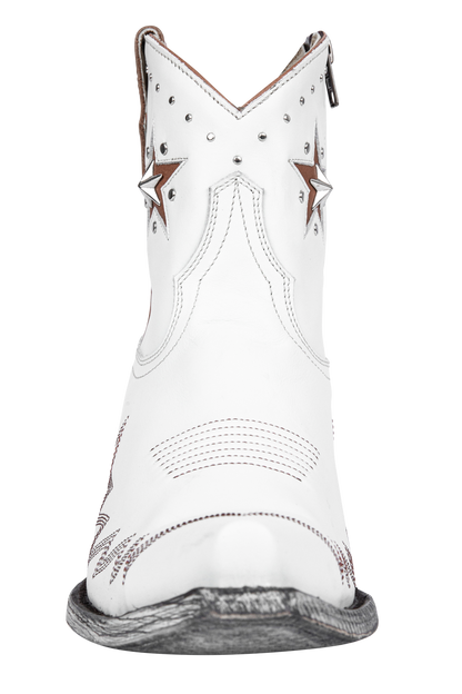 Old Gringo Chezile Cowgirl Booties - White