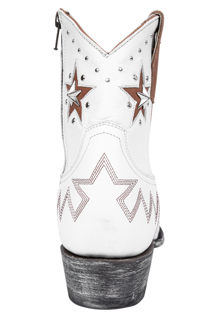 Old Gringo Chezile Cowgirl Booties - White