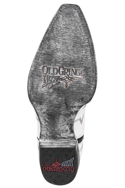 Old Gringo Chezile Cowgirl Booties - White