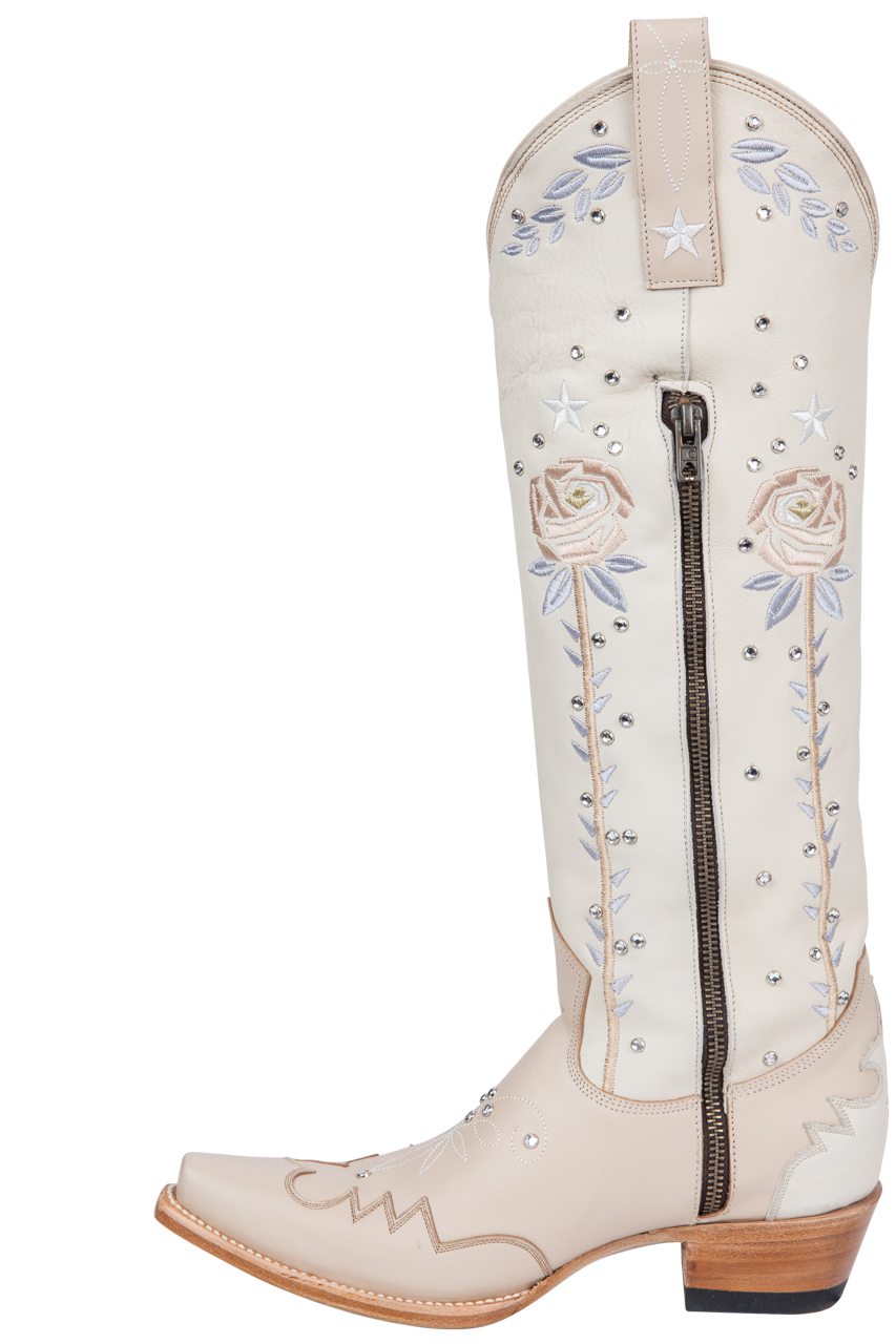 Old Gringo Thorn in My Side Cowgirl Boots - Nude