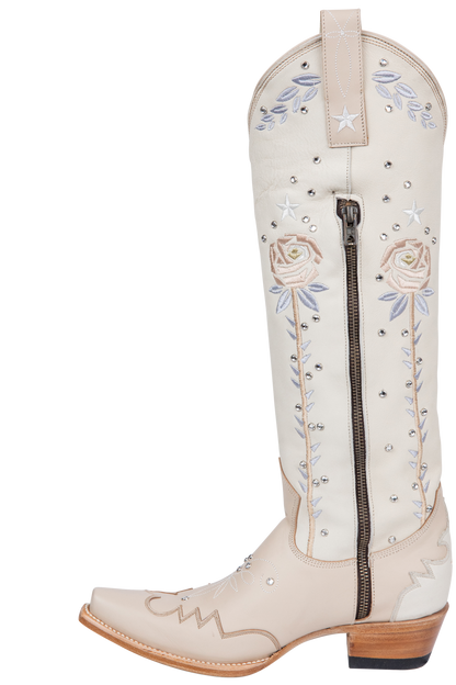 Old Gringo Thorn in My Side Cowgirl Boots - Nude