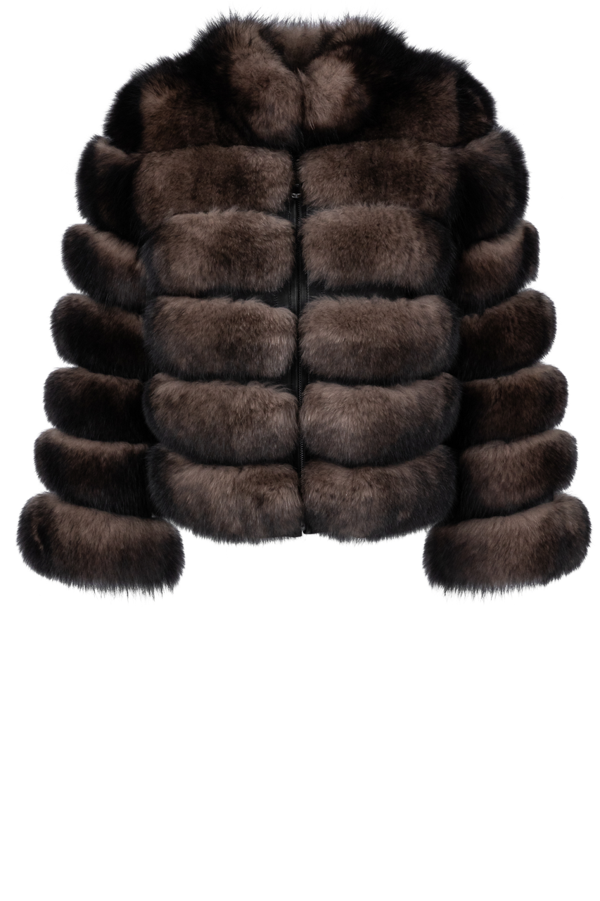 Pinto Ranch Kizil Sable Fur Jacket - Espresso