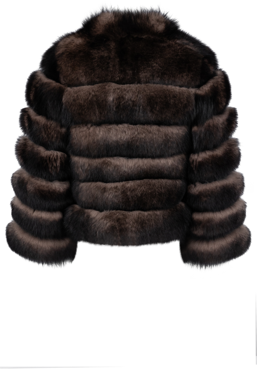 Pinto Ranch Kizil Sable Fur Jacket - Espresso