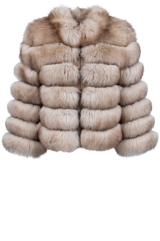 Pinto Ranch Kizil Sable Fur Jacket - Tan