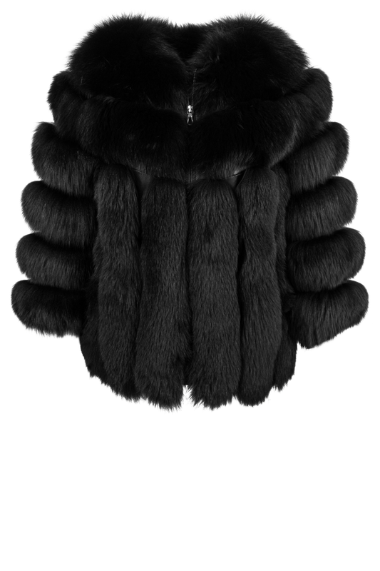 Pinto Ranch Black Siyah Fur Jacket