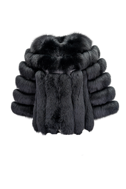 Pinto Ranch Black Siyah Fur Jacket