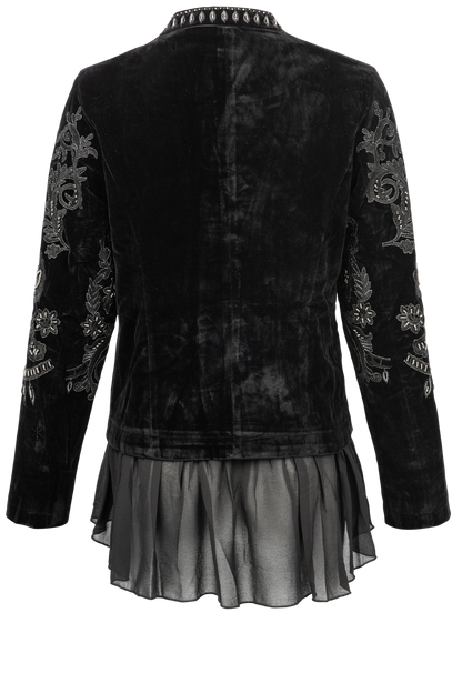 Adore Velvet Embroidered Jacket