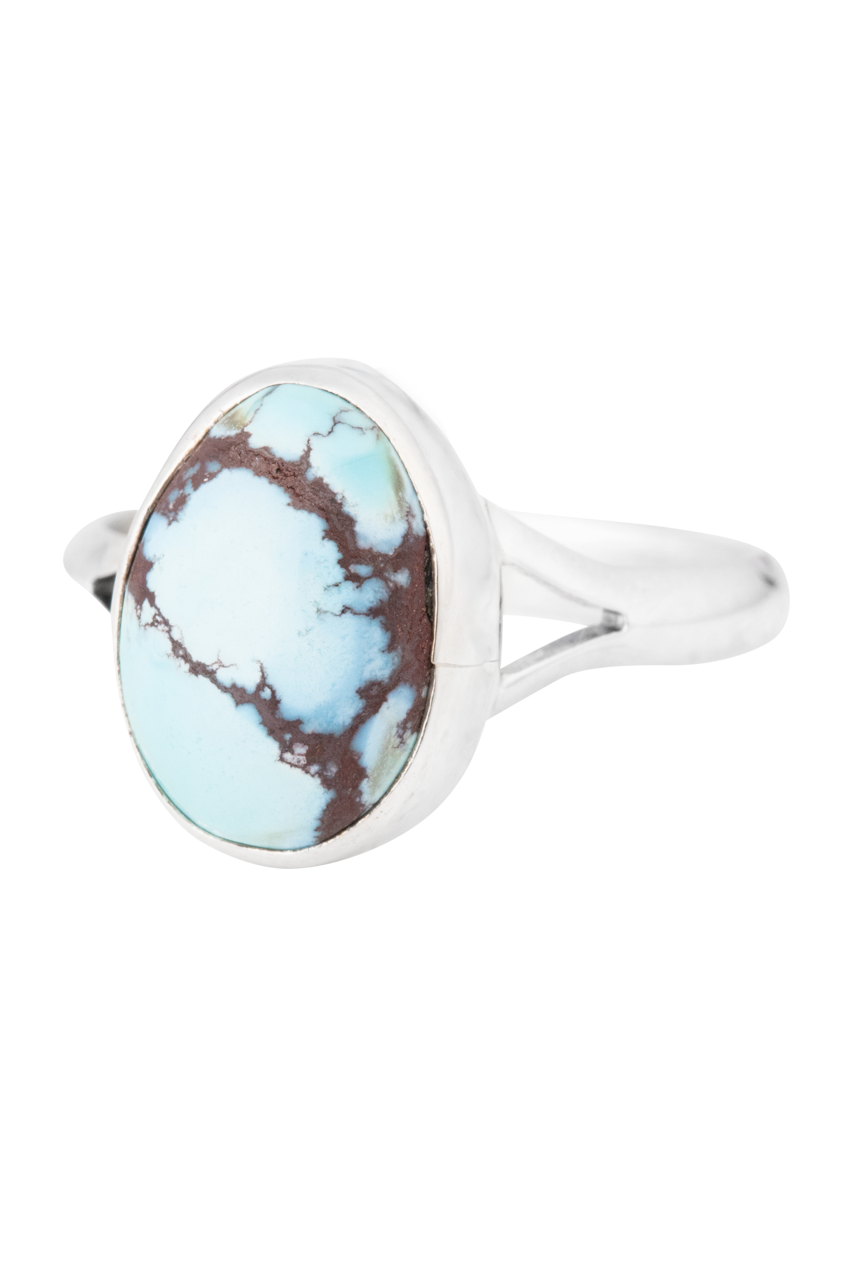 Sterling Silver Matrix Turquoise Ring