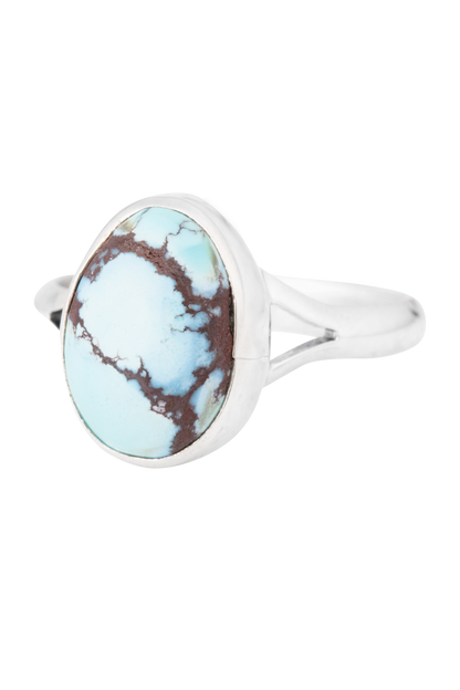 Sterling Silver Matrix Turquoise Ring